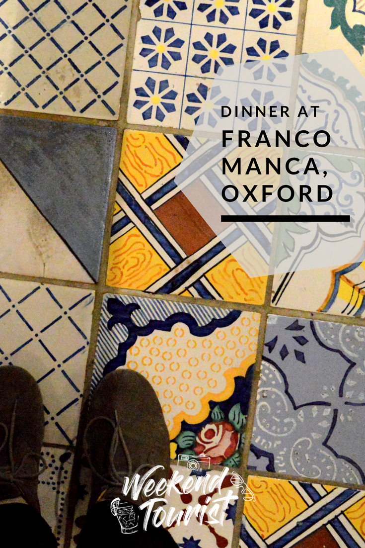 Dinner at Franco Manca, Oxford